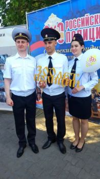 Красноярские динамовцы отметили 300-летие российской полиции