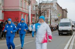 Красноярские динамовцы – участники эстафеты огня Универсиады 2019