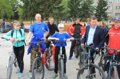 Красноярские динамовцы – участники велопарада