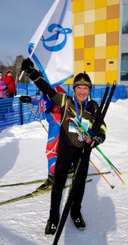 Красноярские динамовцы приняли участие в лыжной гонке «Лыжня России»