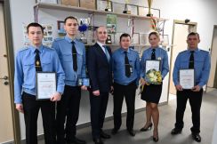 Вручение наград сотрудникам «ОПК «Красноярск-аэропорт»