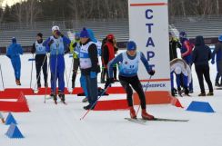 Соревнования по лыжным гонкам среди сотрудников ГУ МЧС России по Сибирскому федеральному округу