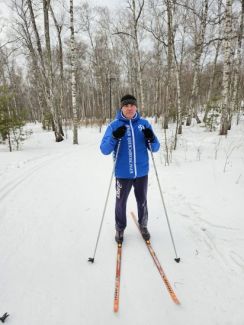 Сотрудники Красноярского «Динамо» на лыжной прогулке