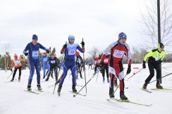 Красноярские динамовцы приняли участие в XLII Открытой Всероссийской массовой лыжной гонке «Лыжня России» 