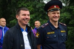 Заместитель председателя Красноярского «Динамо» Евгений Устюгов побывал на открытии четвертой оздоровительной смены на базе отдыха «Республика Солнечная»
