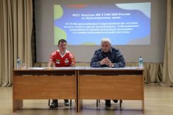 Заместитель председателя Красноярского «Динамо», двукратный олимпийский чемпион Евгений Устюгов встретился с воспитанниками Канской воспитательной колонии