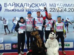 Красноярские динамовцы призеры Байкальского лыжного марафона
