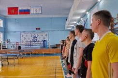 Соревнования по настольному теннису среди сотрудников Сибирской электронной таможни