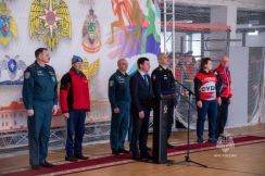 Заместитель председателя Красноярского «Динамо» Устюгов Е.Р. принял участие в открытии спартакиады МЧС России среди высших образовательных организаций