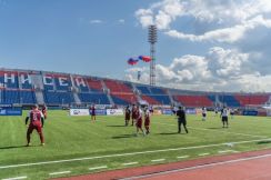 Руководство Красноярского «Динамо» приняло участие в торжественной церемонии открытия юбилейного кубка ФК «Тотем»