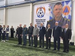 Первый заместитель председателя Красноярского «Динамо» принял участие в торжественном открытии турнира по мини-футболу, посвященному памяти Героя России Евгения Зиничева
